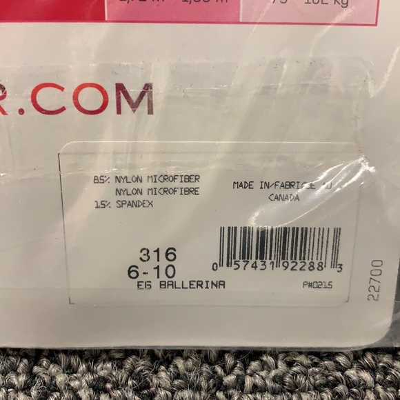 Mondor Ultra Soft Footed Pink Tights girls sz 6-10 - Picture 7 of 9